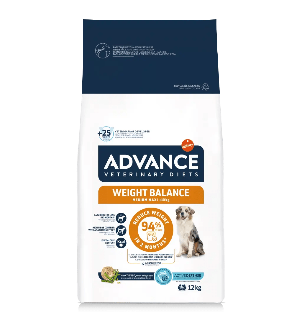 ADVANCE VETERINARY DIETS DOG - WEIGHT BALANCE MEDIUM / MAXI - Imagen 2