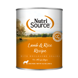 NUTRISOURCE COMIDA HÚMEDA PARA PERRO DE CORDERO