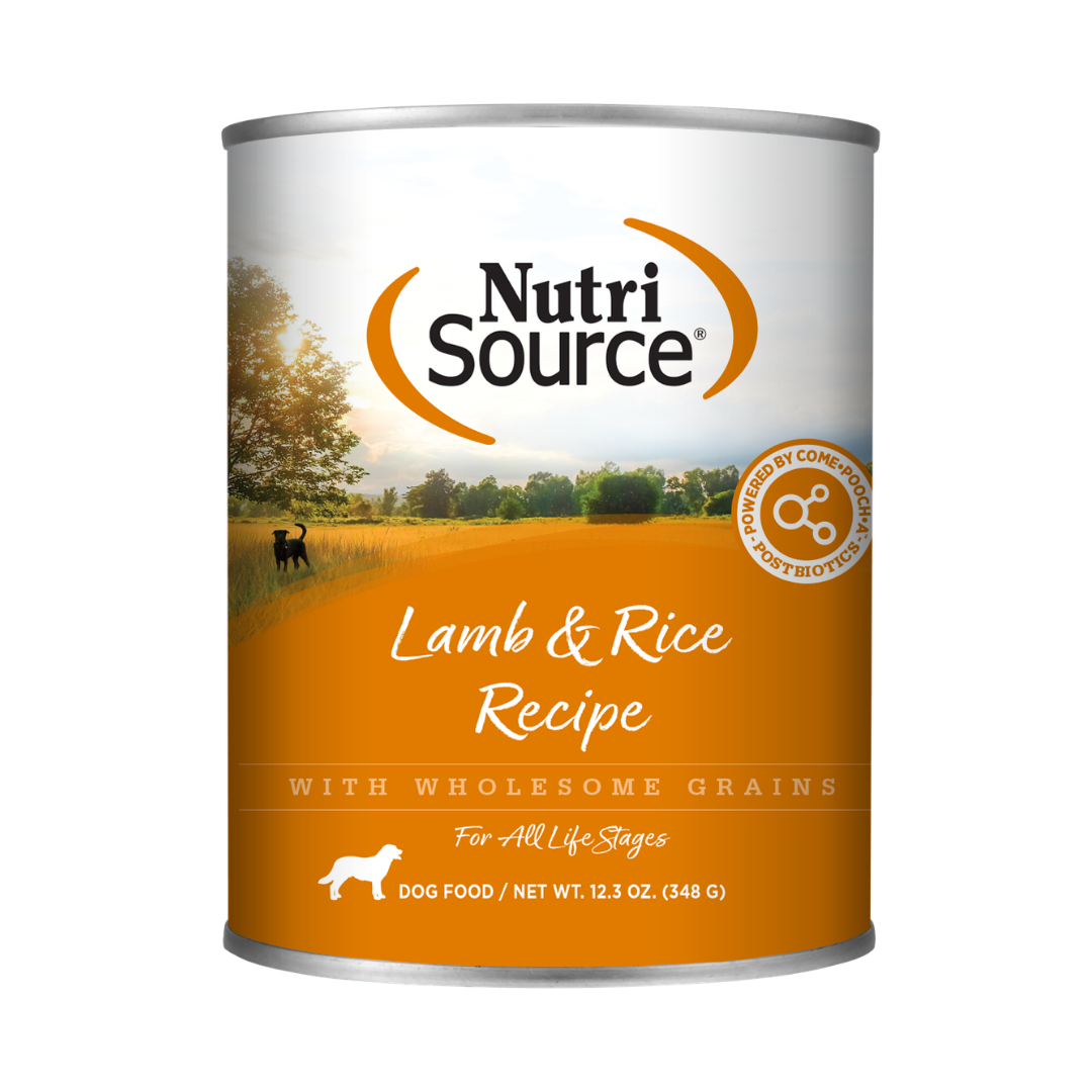 NUTRISOURCE COMIDA HÚMEDA PARA PERRO DE CORDERO