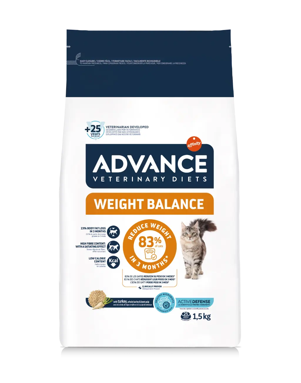ADVANCE VETERINARY DIETS CAT - WEIGHT BALANCE 1.5KG