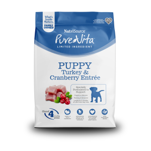 NUTRISOURCE PURE VITA PUPPY TURKEY & CRANBERRY DOG