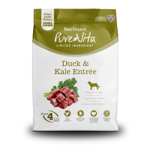 NUTRISOURCE PURE VITA DUCK & KALE ENTRÉE GRAIN FREE DOG