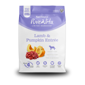 NUTRISOURCE PURE VITA LAMB & PUMPKIN ENTRÉE GRAIN FREE DOG