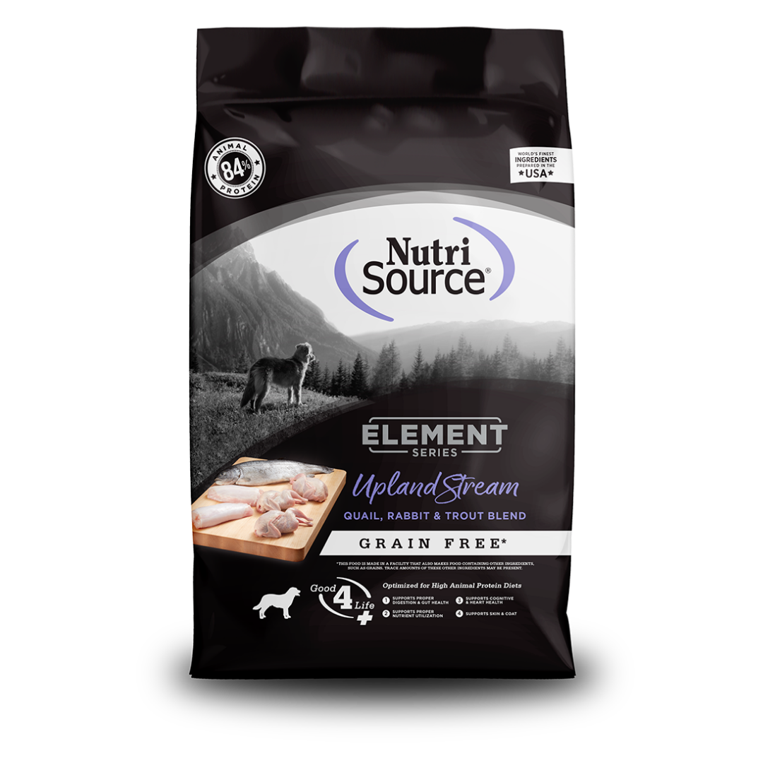 NUTRISOURCE ELEMENT SERIES UPLAND STREAM GRAIN FREE DOG